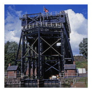 The Anderton Lift Cheshire England Poster