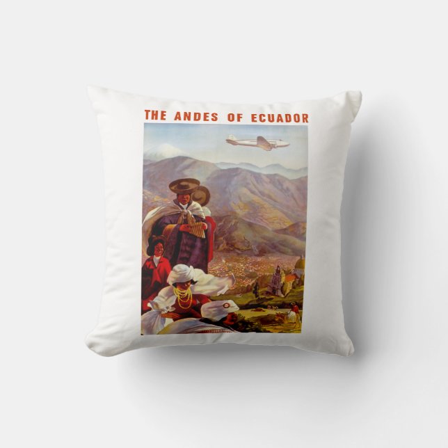 The Andes of Ecuador Cushion (Front)