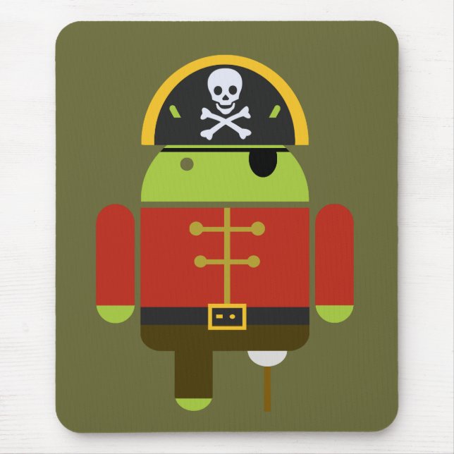The Android Pirate Mousepad (Front)
