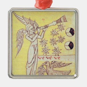 The Angel Blowing the Trumpet Metal Tree Decoration