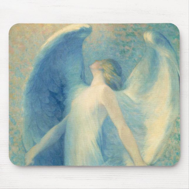 The Angel by William Baxter Closson Mouse Pad (Front)