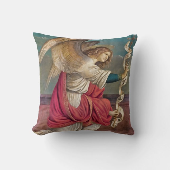The Angel Gabriel Christmas Cushion (Front)