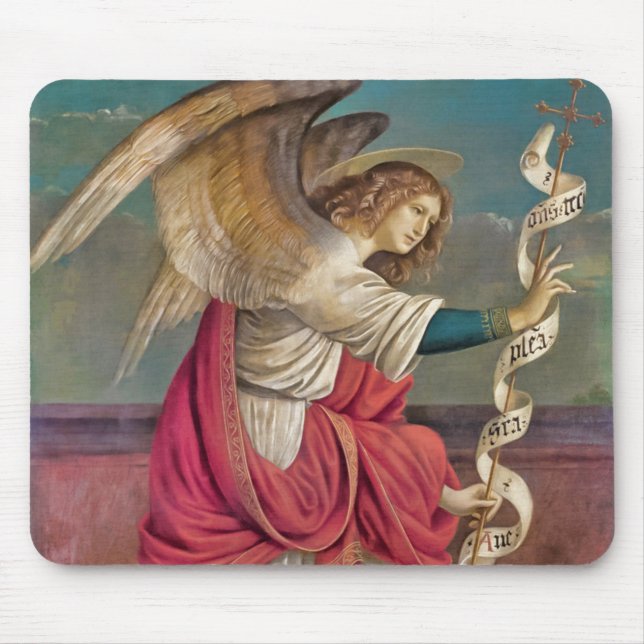The Angel Gabriel Mouse Pad (Front)