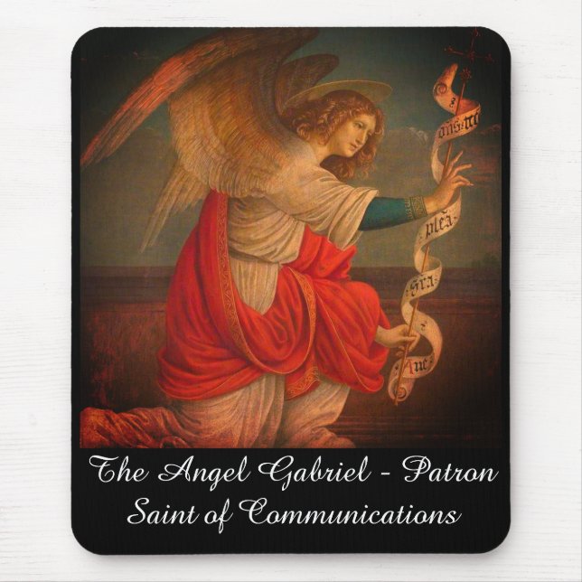 The Angel Gabriel Mouse Pad (Front)