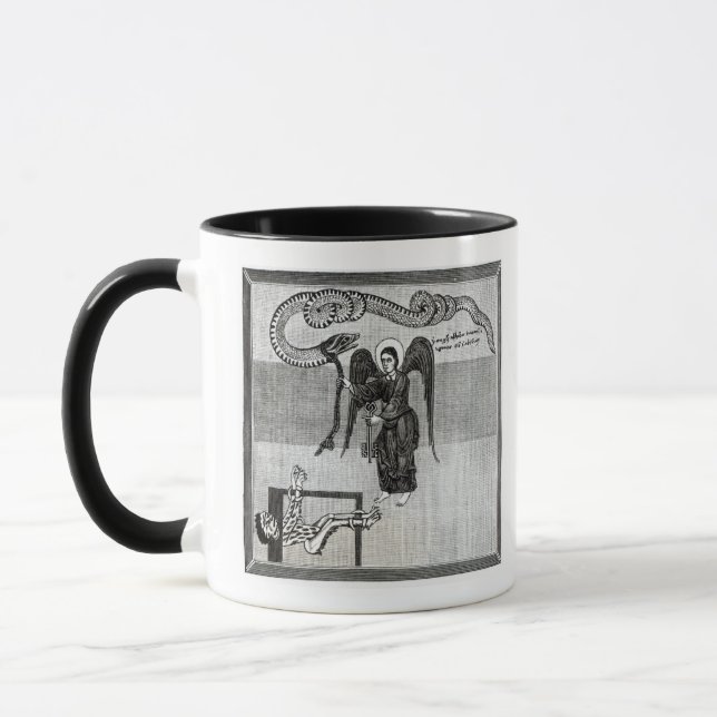 The Angel, holding the Keys of Hell Mug (Left)