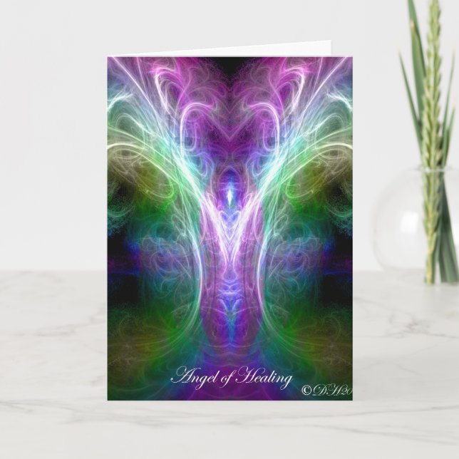 "The Angel of Healing" greeting card (Front)