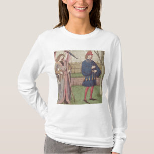 The Angel of Love appearing to a lover in garden T-Shirt