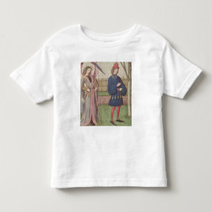 The Angel of Love appearing to a lover in garden Toddler T-Shirt