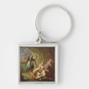 The Angel of Mercy, c.1746 (oil on canvas) Key Ring