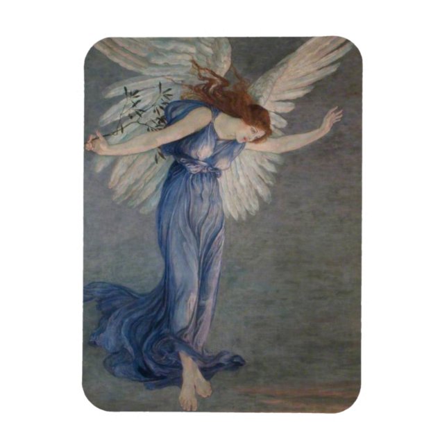 The Angel of Peace (by Walter Crane) Magnet (Vertical)