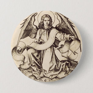 The Angel of Saint Matthew 7.5 Cm Round Badge