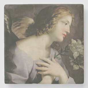 The Angel of the Annunciation, c.1650 Stone Coaster