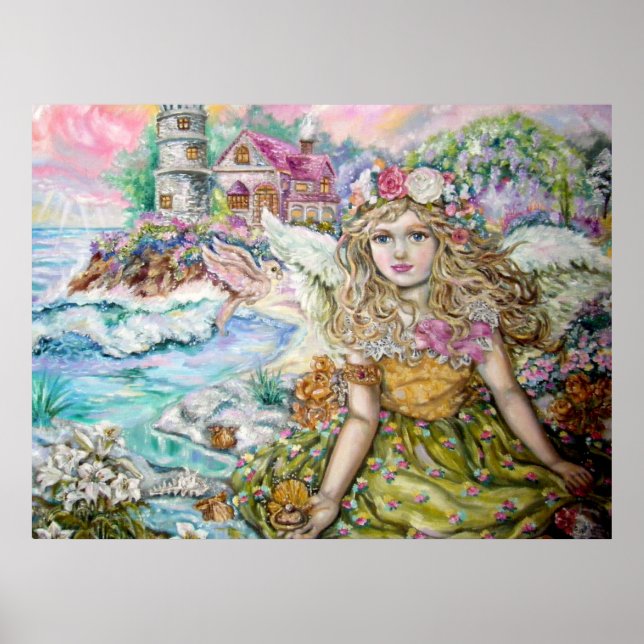 The angel of the pearl shellfish. poster (Front)