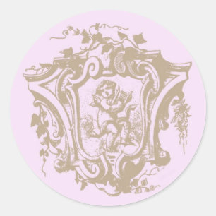 The Angel Sing ~ Classic Round Sticker