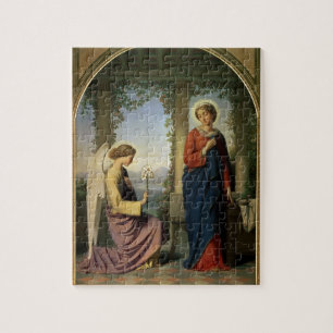 The Angelic Salutation, or The Annunciation, 1860 Jigsaw Puzzle