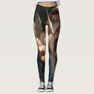 The Angels by William Adolphe Bouguereau Leggings