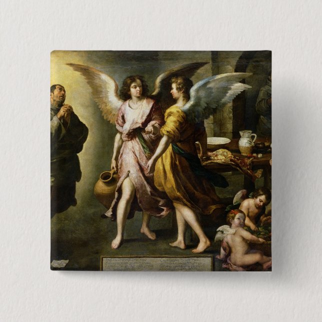 The Angels' Kitchen, 1646 15 Cm Square Badge (Front)