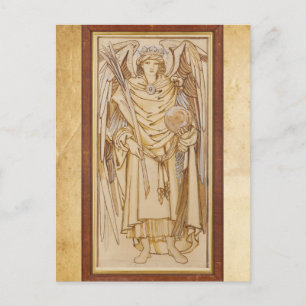 The Angels of the Hierarchy Virtues by Burne-Jones Postcard