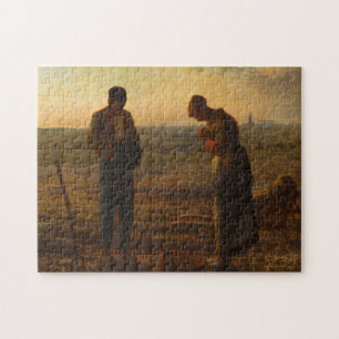 The Angelus, 1857-1859 by Jean-Francois Millet Jigsaw Puzzle