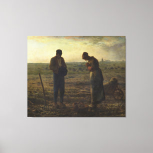 The Angelus by Jean-François Millet Canvas Print