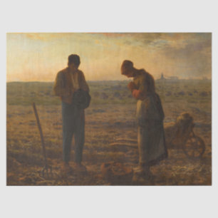 The Angelus by Jean-Francois Millet Tissue Paper