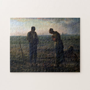 The Angelus, Jean-Francois Millet, 1857-1859 Jigsaw Puzzle