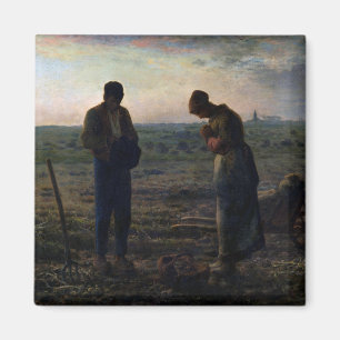 The Angelus, Jean-Francois Millet, 1857-1859 Magnet