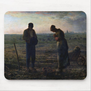 The Angelus, Jean-Francois Millet, 1857-1859 Mouse Pad