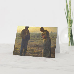 The Angelus Jean Francois Millet Card