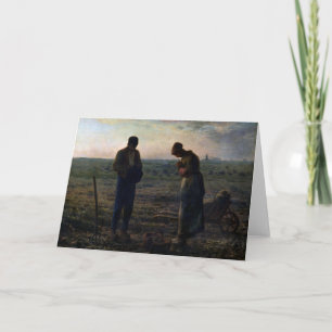 The Angelus, Jean-Francois Millet Card