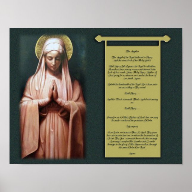 The Angelus Prayer Poster (Front)