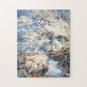 The Angler Joseph Mallord William Turner river Jigsaw Puzzle