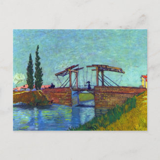 The Anglois Bridge at Arles by Vincent van Gogh Postcard