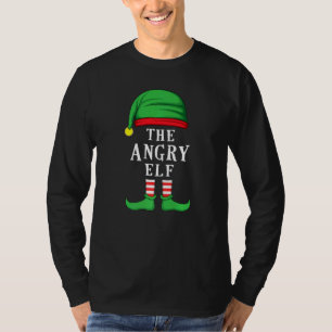 The Angry Elf Christmas Family Matching Group Xmas T-Shirt