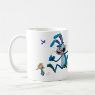 The angry rabbit coffee mug