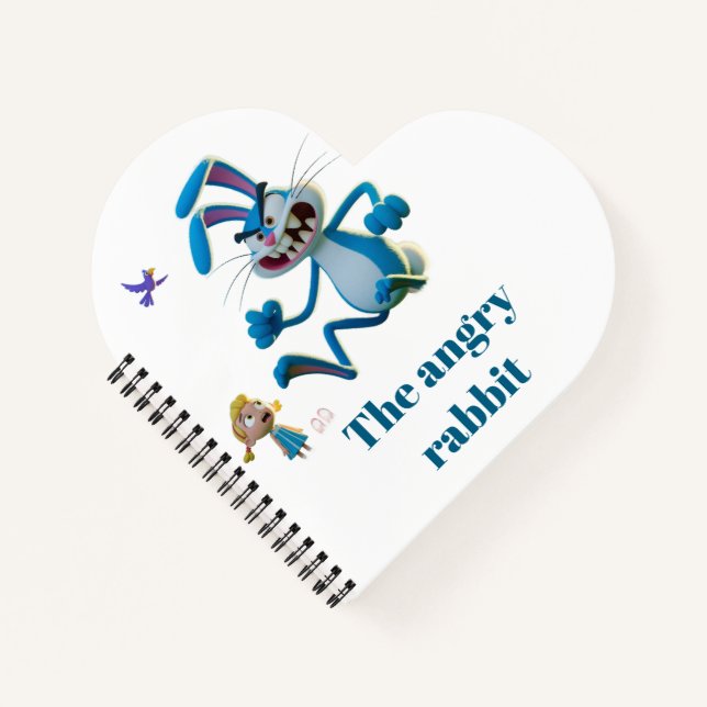 The angry rabbit  notebook (Front)