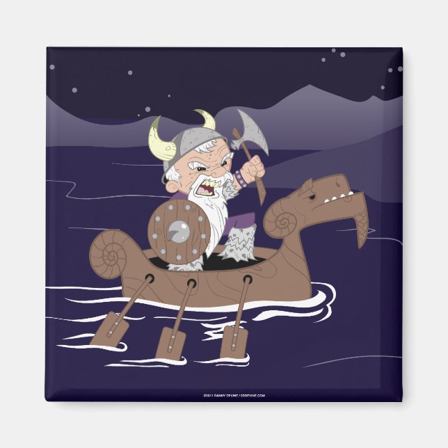 The Angry Viking Magnet (Front)