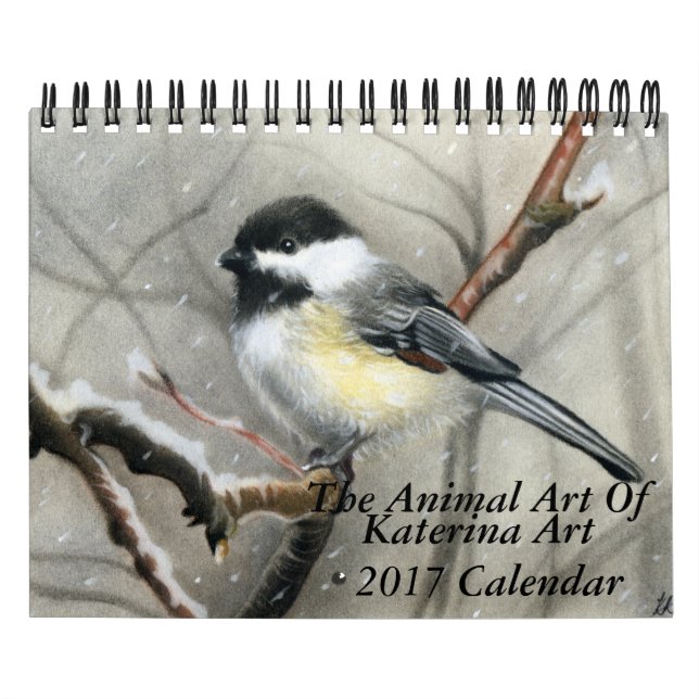 The Animal Art of Katerina Art 2017 wall calendar (Cover)