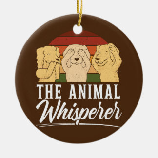 The Animal Whisperer Veterinarian Animal Doctor Ceramic Tree Decoration
