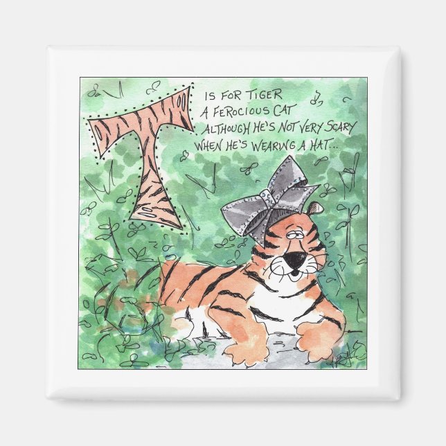 The Animals Are Scaring Me Magnet (Front)