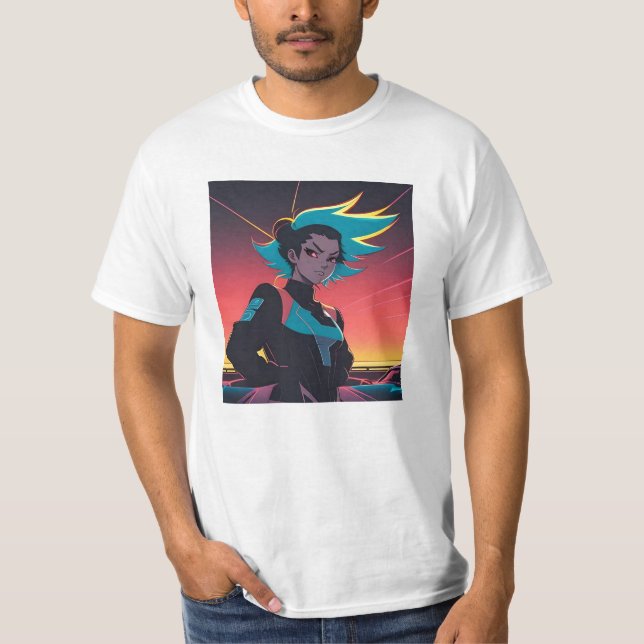 The Anime Character Looks At You With Judgement... T-Shirt (Front)
