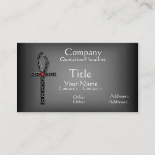The Ankh (Silver) Business Card