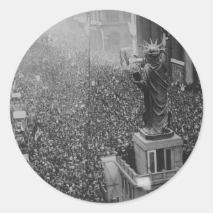 The Announcing of the Armistice 11.11.1918 Classic Round Sticker