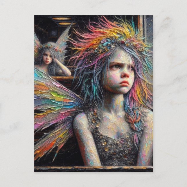 The Annoyed Little Adorable Fairies Postcard (Front)