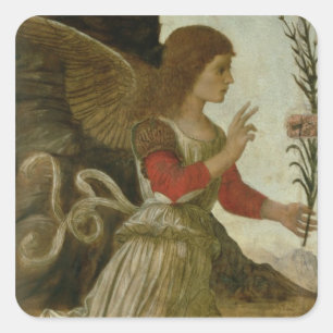The Annunciating Angel Gabriel Square Sticker
