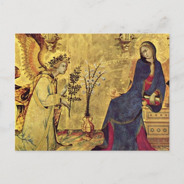 The Annunciation 13th century Postcard (Front)