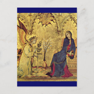 The Annunciation 13th century Postcard