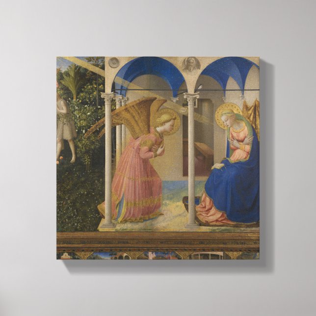 The Annunciation, 1425-8 Canvas Print (Front)