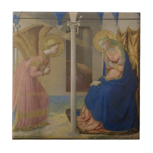 The Annunciation, 1425-8 Tile