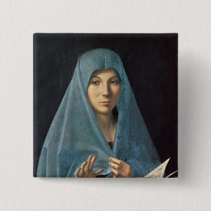 The Annunciation, 1474-75 15 Cm Square Badge